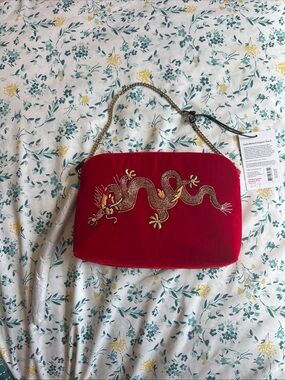 Embroidered Dragon Clutch from the met